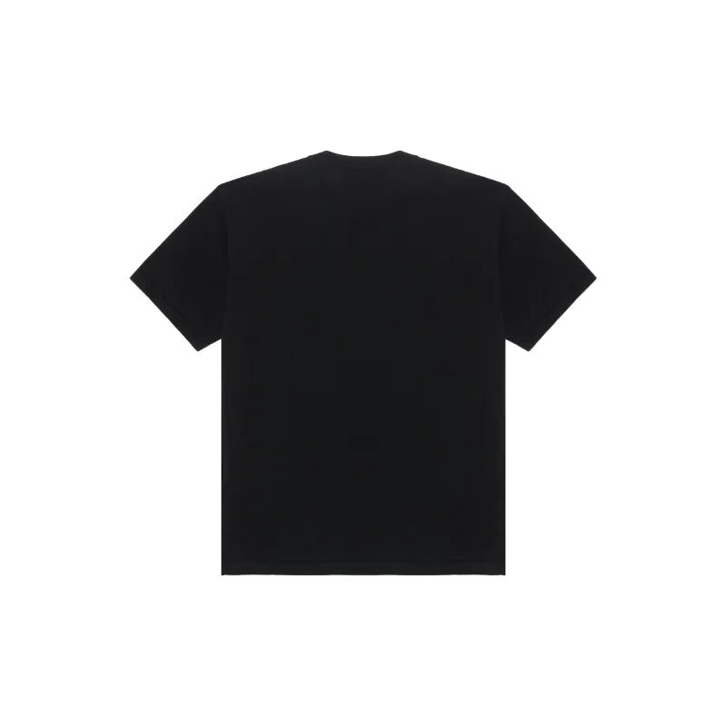 Lv Short Sleeved Cotton Intarsia Crewneck-1