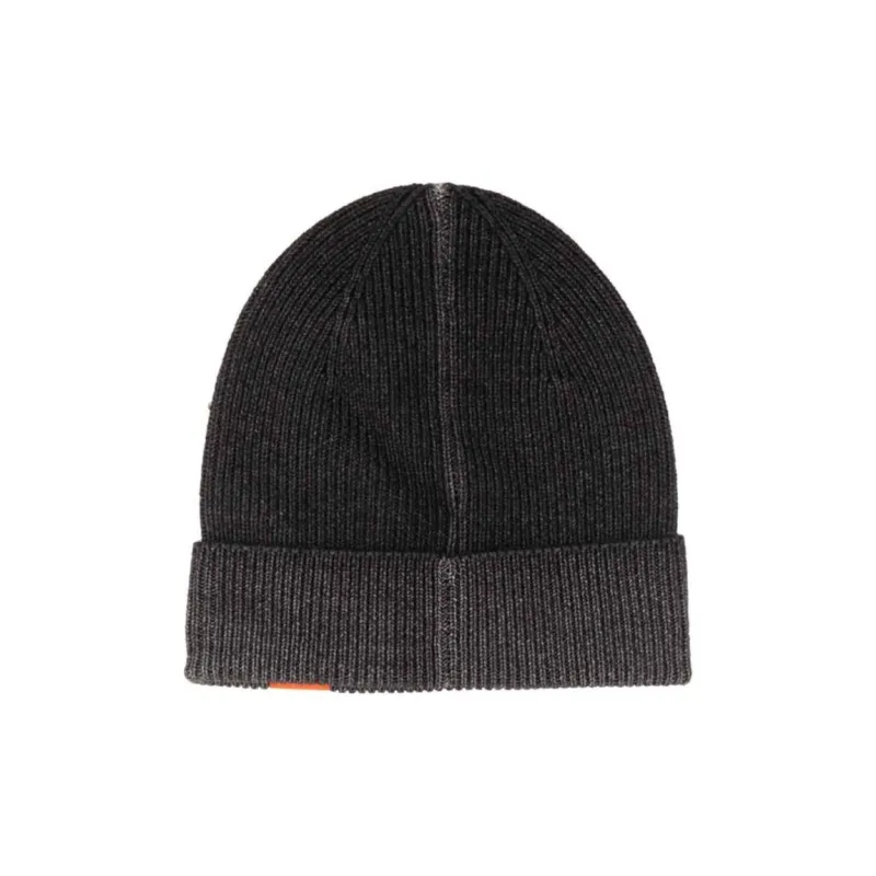 ASPESI Logo Patch Turn Up Brim Beanie-1