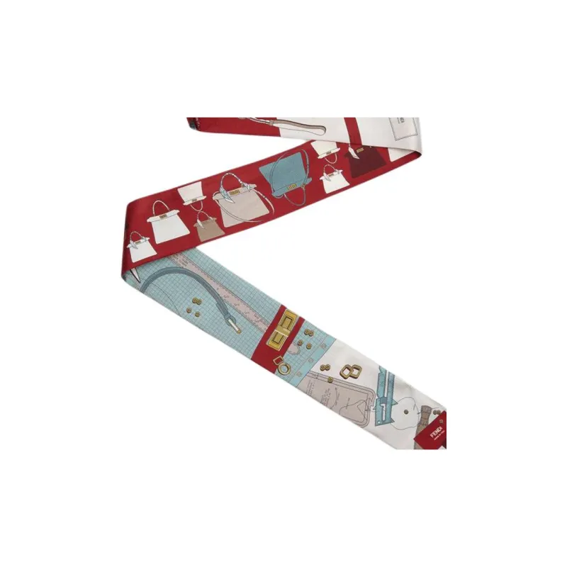 FENDI Silk Scarves Women's Multicolor-2