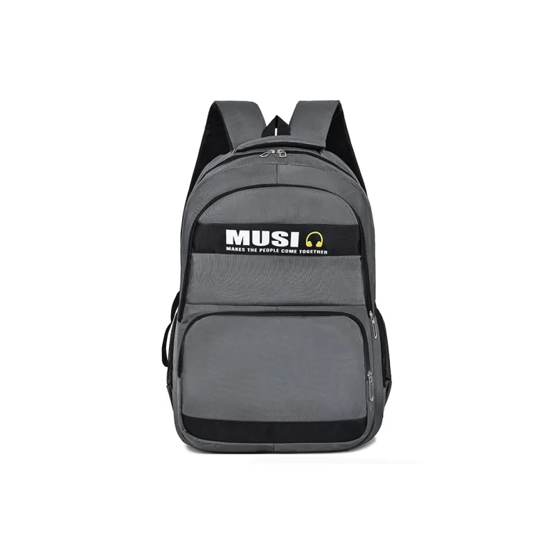 Parker Bear Oxford Backpack Men's Blue/Silver White/Gray/Black-4