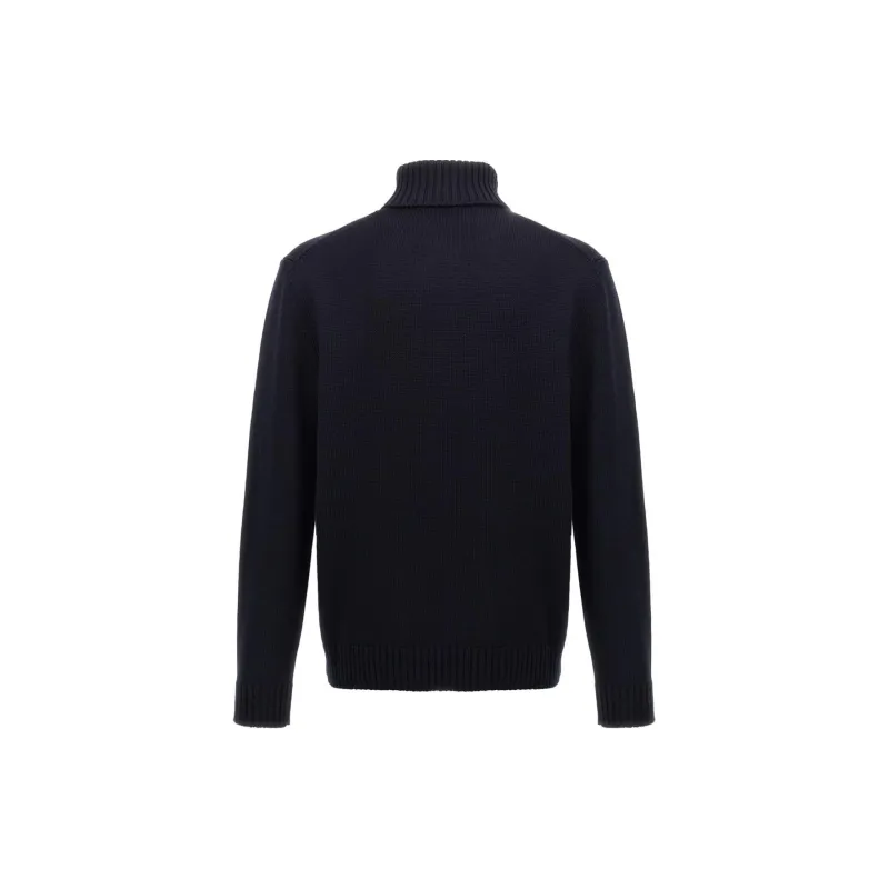 Zanone Roll Neck Knitted Jumper-1