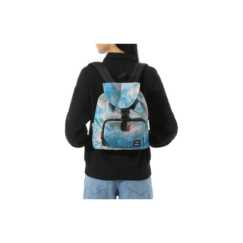 Vans × MoMA Monet Collaboration Polyester Backpack Regular Unisex Blue-1