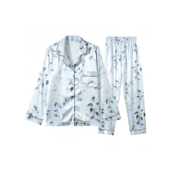 GUJIN Pajama Set Women's Light Blue