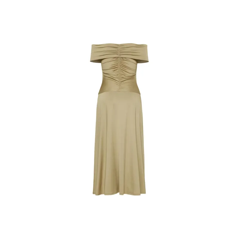ARITZIA Ten Musette Dress Short-Sleeved Dresses Women's Wicker Tan-1