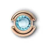 Crushed Ice Blue Crystal Pendant