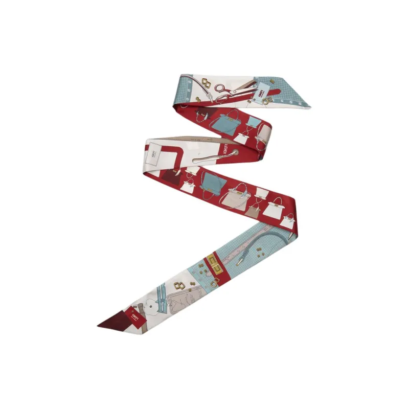 FENDI Silk Scarves Women's Multicolor-1