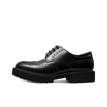THOM WILLS British Business Versatile Derby Shoes Women's Casual Shoes Women's Black