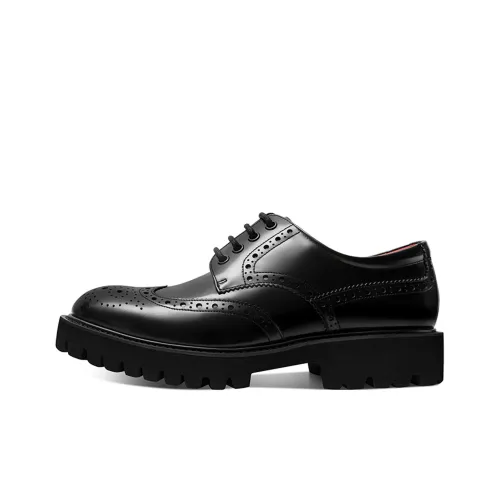 THOM WILLS British Business Versatile Derby Shoes Women's Casual Shoes Women's Black
