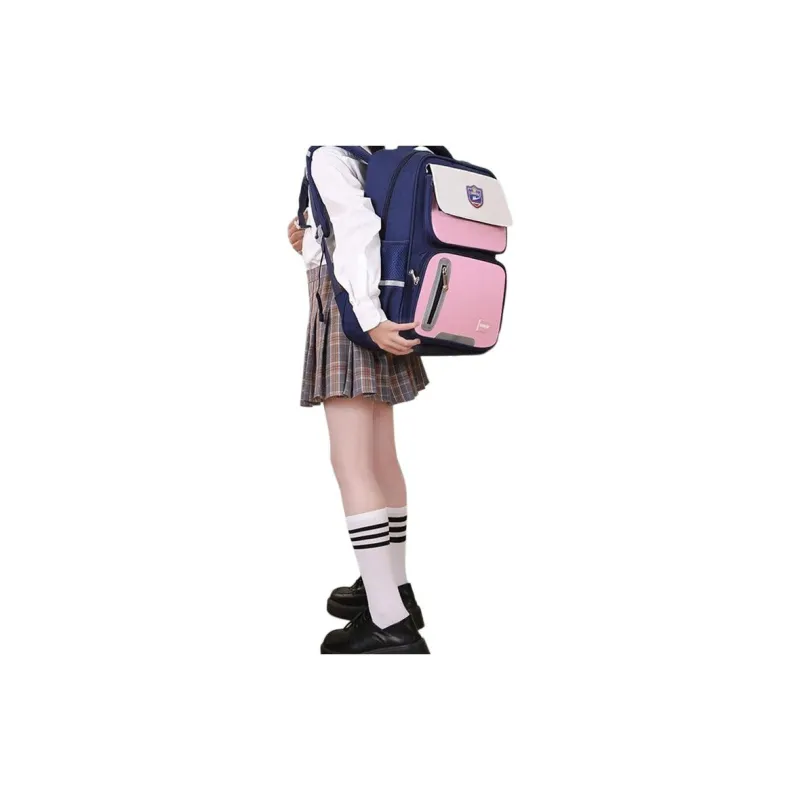 Warrior Polyester Student Bag Regular Men's Blue/Red/Pink-2