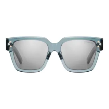 DIOR Acetate Square Sunglasses Men's Blue