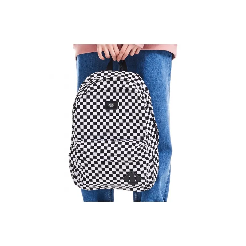 Vans Backpacks Black White-2