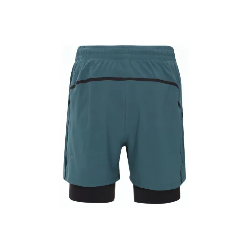 Lululemon Pace Breaker Sports Shorts Men Teal-1