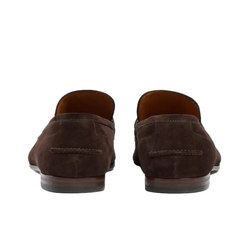 GUCCI Jordaan Suede Loafers-4