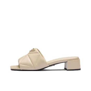 PRADA Logo-plaque Mules