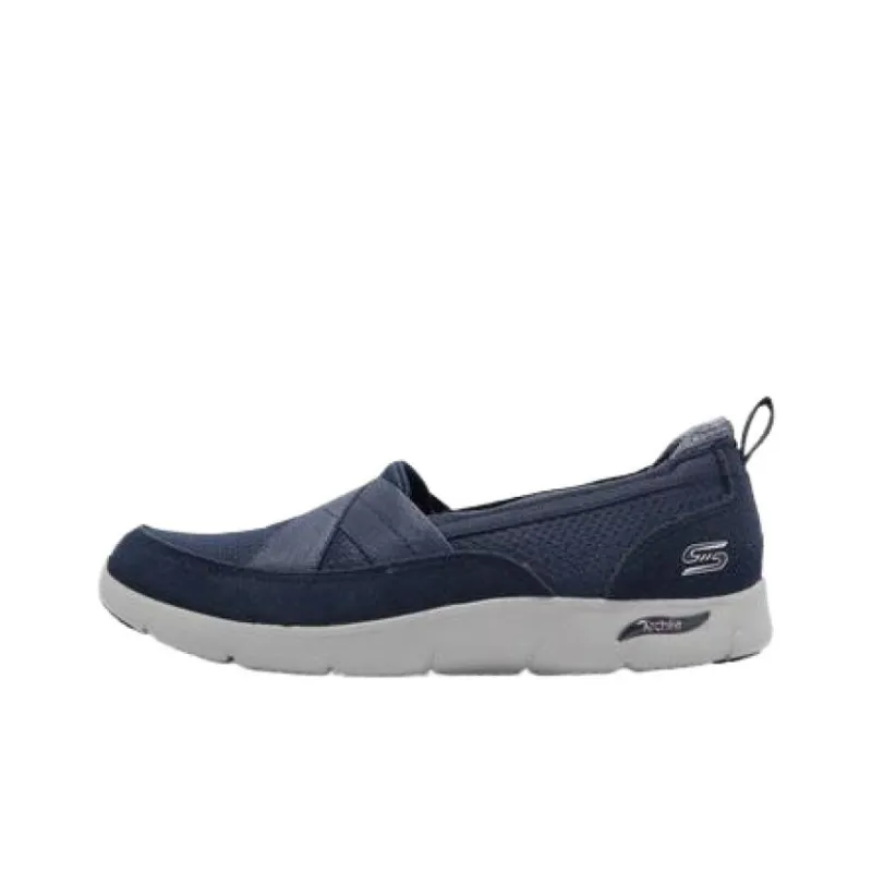 Skechers ARCH FIT REFINE Women's Casual Shoes Low Heel < 3cm Women's Blue-0