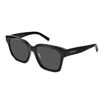 GIVENCHY Plate Frame Square Sunglasses Unisex Black