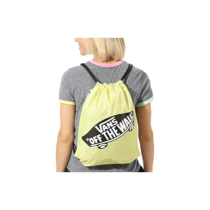 Vans Polyester Drawstring Bag Backpack Regular Unisex Light Yellow-5