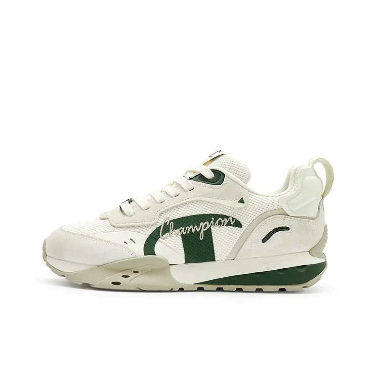 Champion Wear Resistant Low Top Running Shoes Men's Dark Green-0