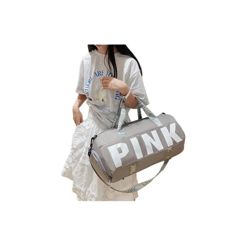 TINYAT Nylon Portable One Shoulder Gym Bags Large Size Unisex Multicolor-3