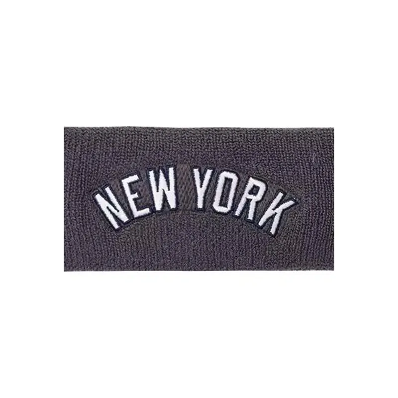 New Era Cotton, Polyester, Elastodiene, Elastane Hair Bands Unisex Gray-2