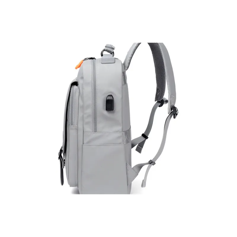 Dusen Kangaroo Oxford Backpack Regular Men's Black/Gray-9