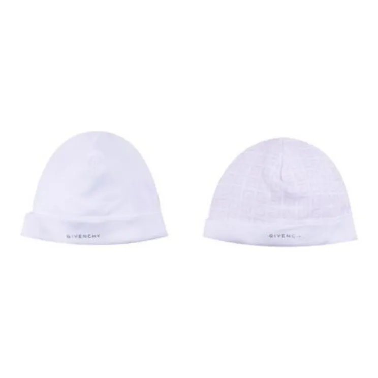 Givenchy Logo Printed Set Of Two Beanies-1