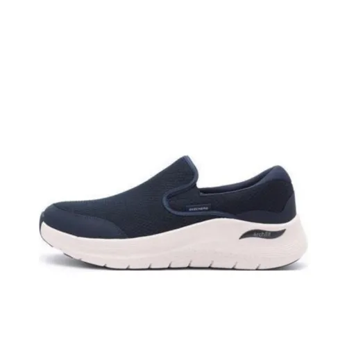 Skechers ARCH FIT 2.0 Anti Slip Wear Resistant Low Top Casual Shoes Men's Marine Blue