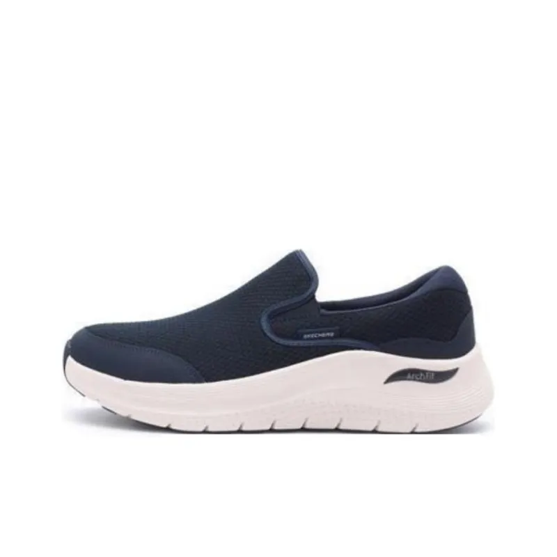 Skechers ARCH FIT 2.0 Anti Slip Wear Resistant Low Top Casual Shoes Men's Marine Blue-0