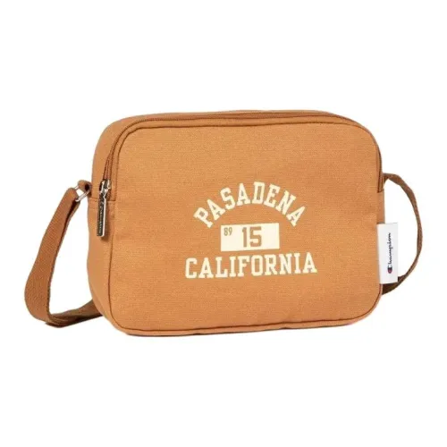 Champion Cotton Canvas Crossbody Bag Shoulder Bag Unisex Brown