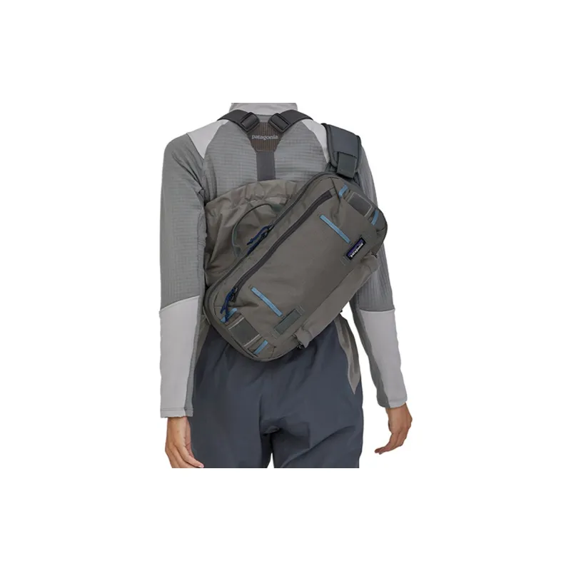 Patagonia Recycled Nylon Sling Bags Crossbody Bags Regular Unisex Gray-3