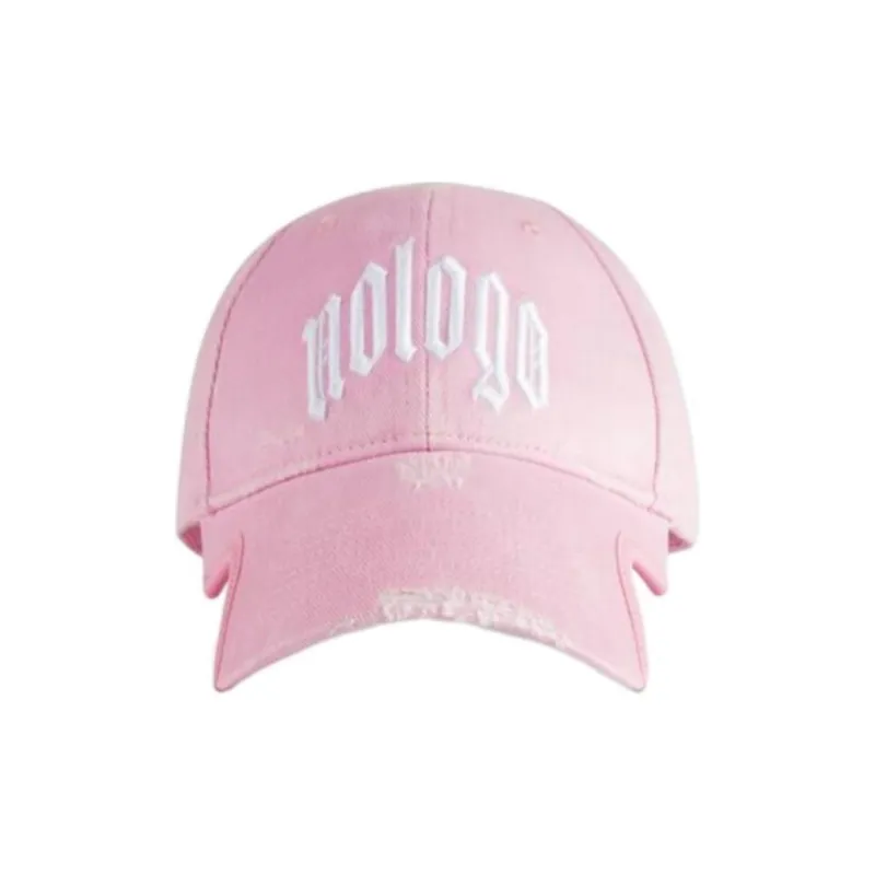 Balenciaga Cotton Baseball Caps Men's Pink-0