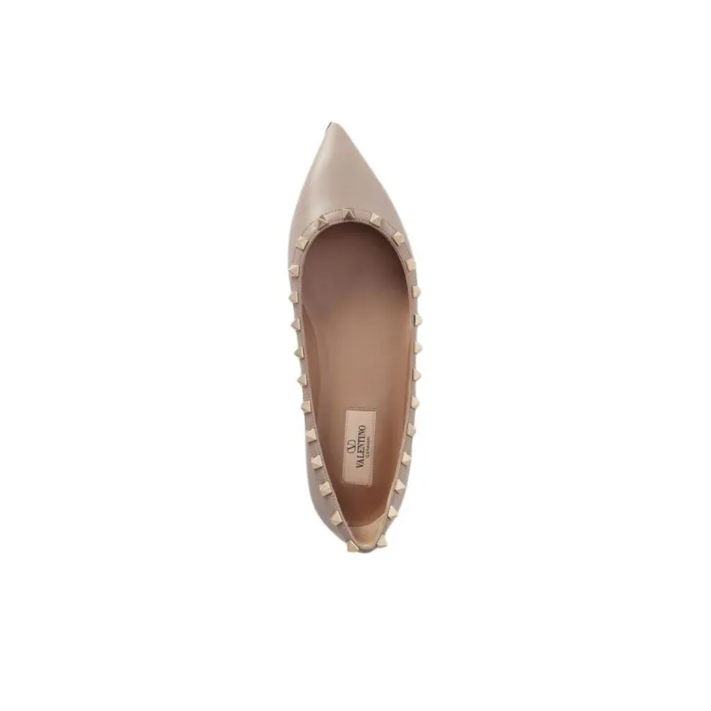 Valentino Rockstud Women's Casual Shoes Women's Nude-4