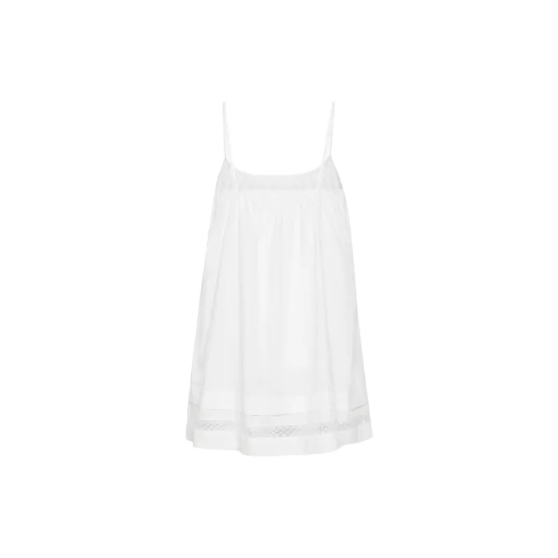 ARITZIA Wilfred Whittaker Poplin Dress Slip Dresses Women's White/White-1