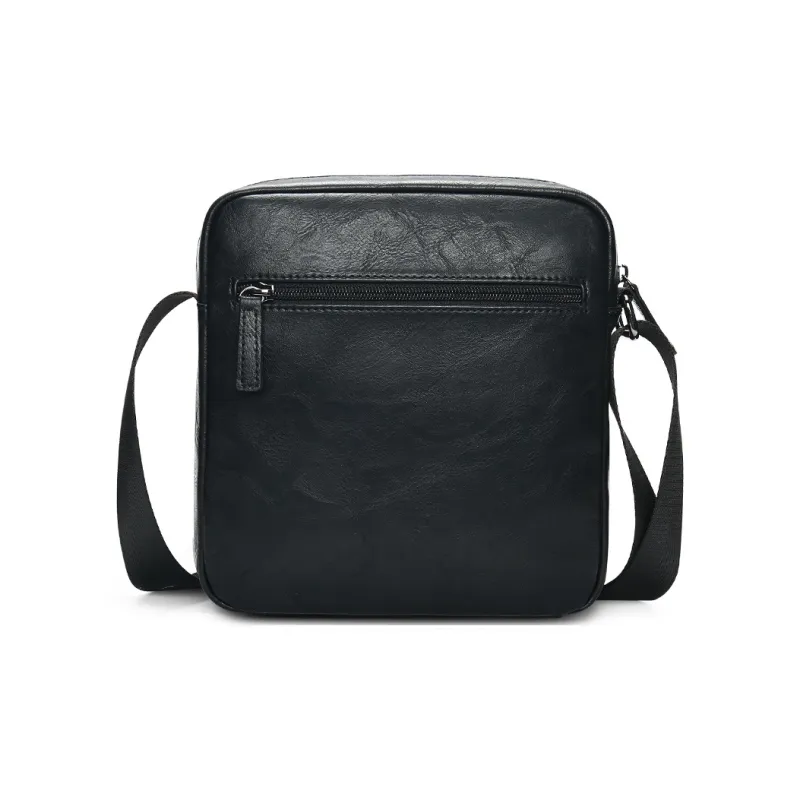 MEXICAN PU Messenger Bag, Shoulder Bag, Crossbody Bag Regular Men's Black-2