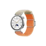 Multicolor Style[Upgraded Magnetic | Woven Slider]Starlight & Orange-Silver-Tone Buckle