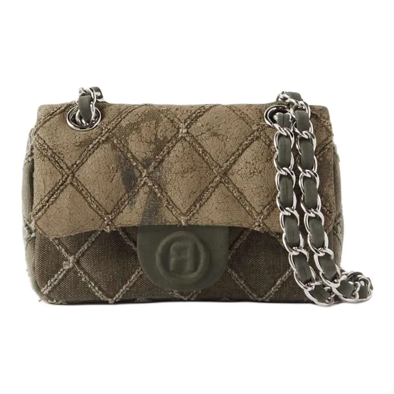 READYMADE Suede Crossbody Bag Shoulder Bag Men's Army Green-0