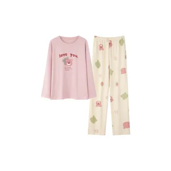 The Story Of The Flower Season Pajama Set Women's Lotus Color
