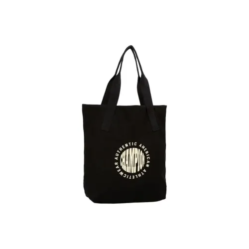Champion 100% Cotton Canvas One Shoulder Handbags Unisex Black