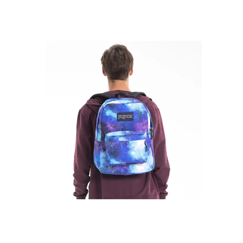 JanSport Polyester Backpack Students Backpack Medium Size Unisex Blue Starry Sky-4