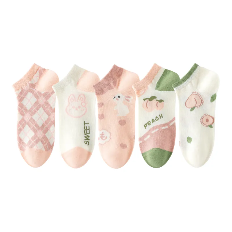 Caramella Ankle Socks Women's 5 Pack-20