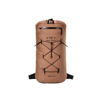 Arcteryx Walk Gently Series Nylon Outdoor Hiking Bag Backpacks Regular Unisex Cedar Brown