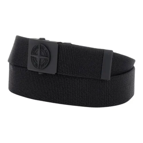 STONE ISLAND Polyamide Belt Men's Black Width 3.5CM