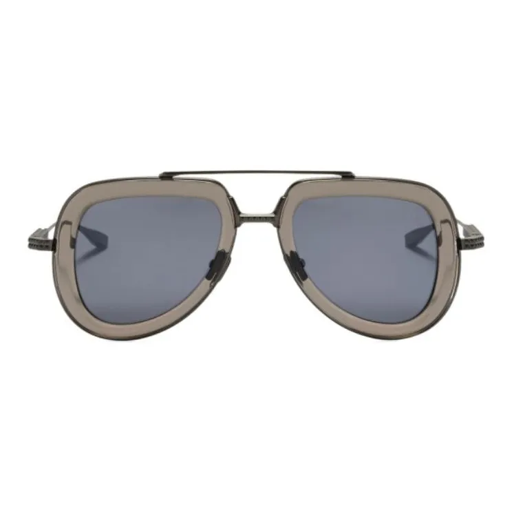 Valentino Acetate Titanium Aviator Sunglasses Women's Gray-1