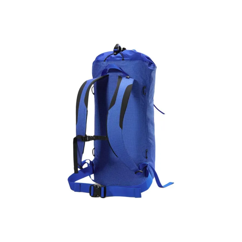 Arcteryx ALPHA Nylon Fabric Patchwork Outdoor Hiking Bag Backpacks Regular Unisex Vivid Blue-2