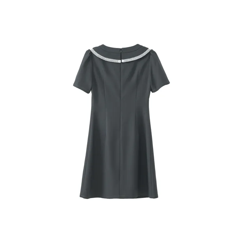 Fstudio Short Sleeved Dresses Women's Gray-1