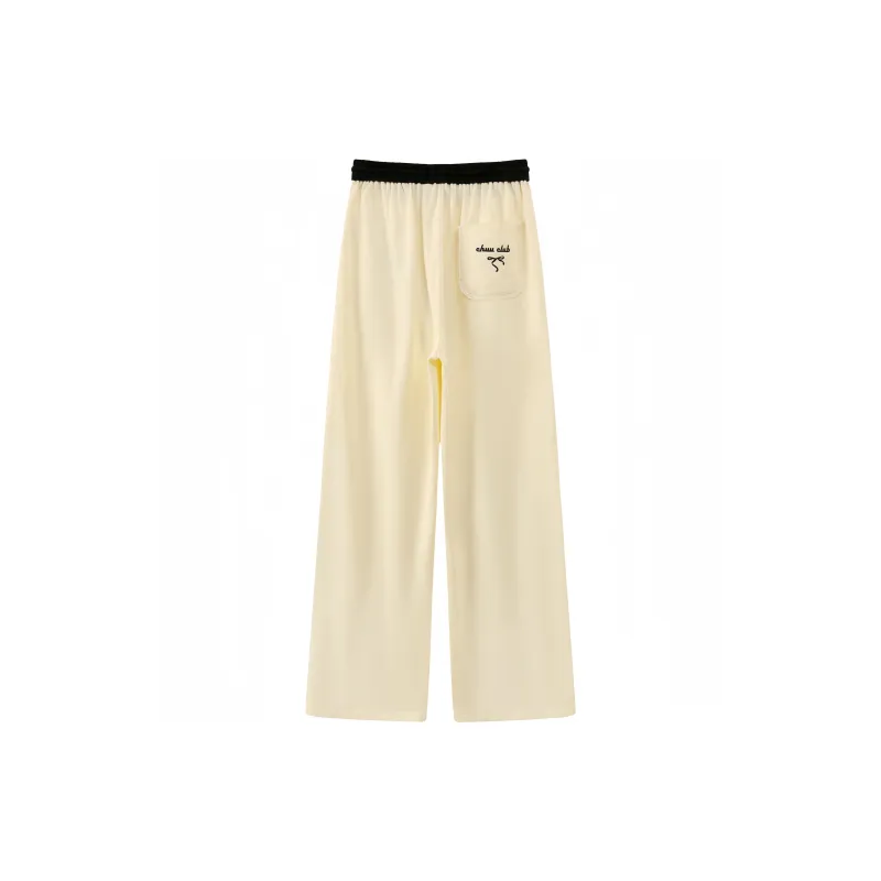 CHUU Casual Pants Women's White Apricot-1