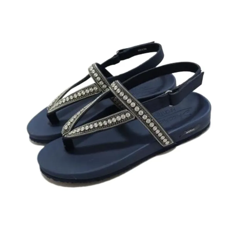 Skechers Arch Fit Slip-Resistant Flip Flops Women's Dark Blue-2