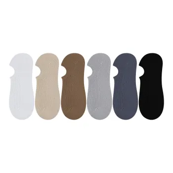 XXLLG No-Show Socks Men's 6 Pack