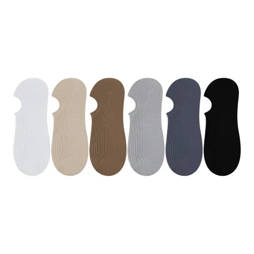 XXLLG No Show Socks Men's 6 Pack
