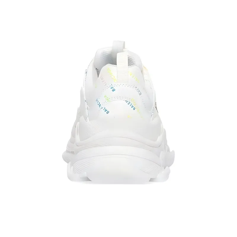 Balenciaga Triple S AllOver Logo White Multicolor-4